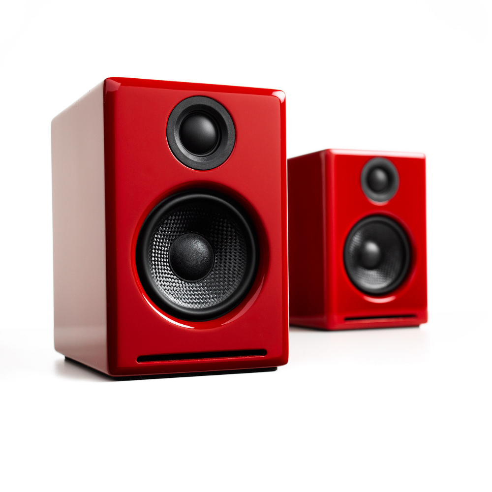 Купить Полочную акустику Audioengine A2+ BT Red , цена: 29990 .