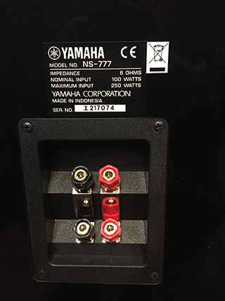 клеммы Yamaha NS-777